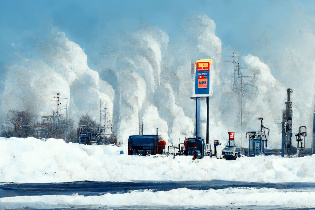 Winter inflation gas