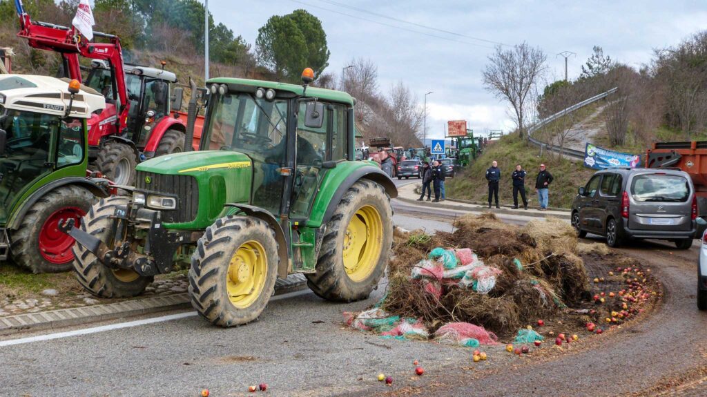 EU Farmer tractor revolts